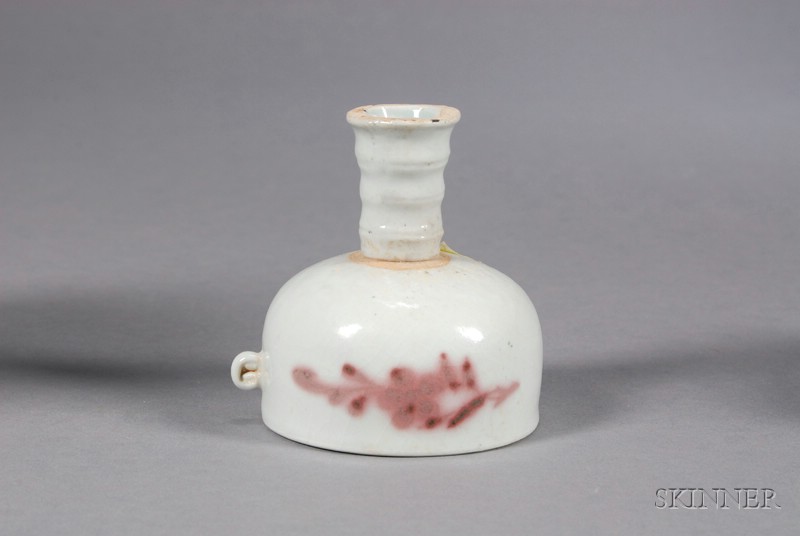 Appraisal: Stem Cup China Ming period th century underglaze red design