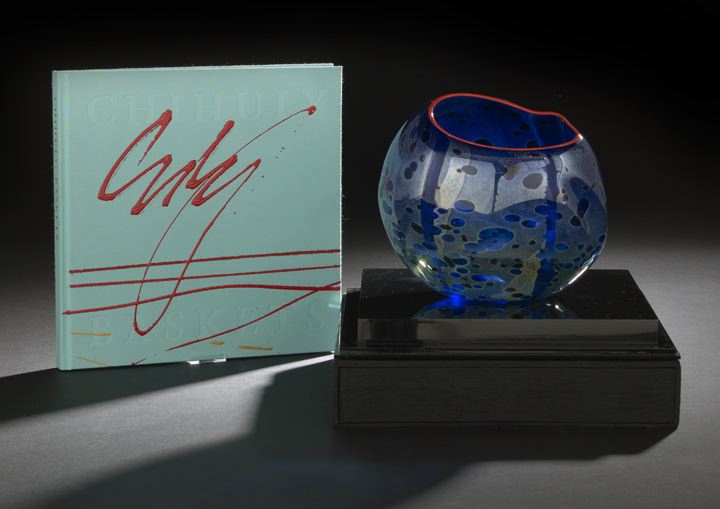 Appraisal: Dale Chihuly American b fine blown glass Basket in shaded