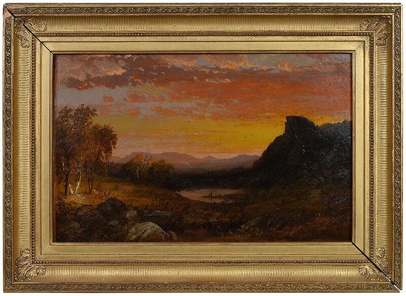 Appraisal: Jasper Francis Cropsey American - White Mountain Scenery signed and