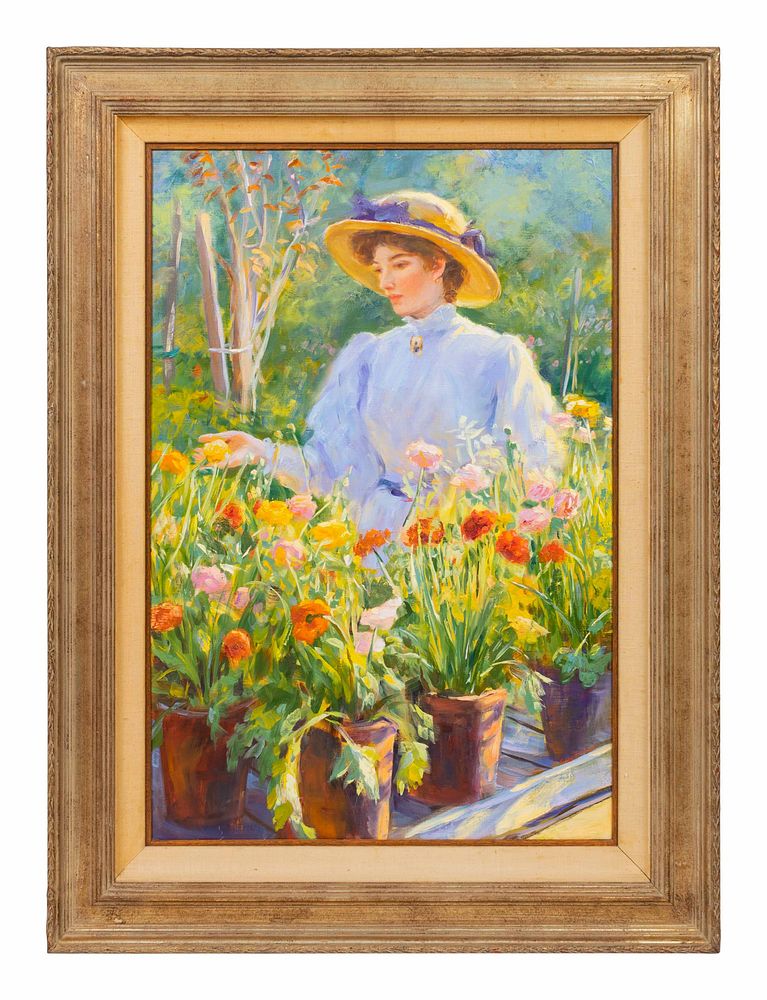 Appraisal: Gregory F Harris American b Spring Flowers Gregory F Harris