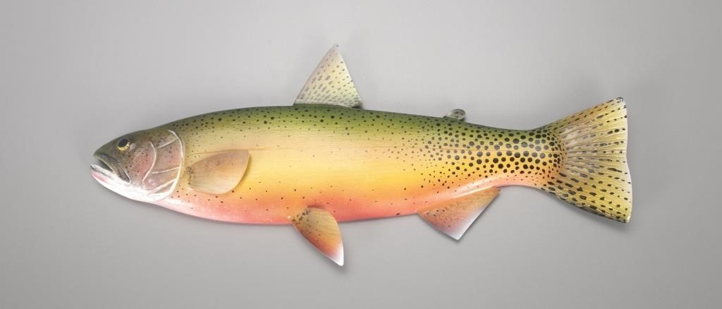 Appraisal: Paul E McNeal Erhard MN in long A colorful trout