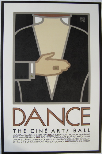 Appraisal: DAVID LANCE GOINES COLOR LITHOGRAPHIC POSTER California born titled Dance