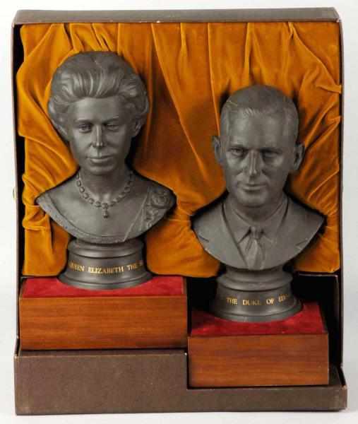 Appraisal: Pair of Royal Doulton Statues Description Includes one of Queen