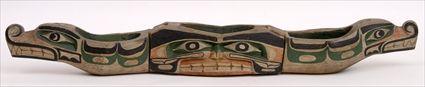 Appraisal: NORTHWEST COAST KWAKIUTL MODEL OF A FEAST DISH ATTRIBUTED TO