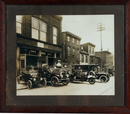 Appraisal: Large format photograph of Reading Hose Company No Image shows