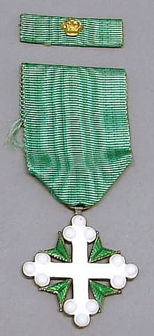 Appraisal: Knight members medal for the Order of Lazarus mm wide