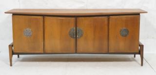 Appraisal: HELEN HOBY BAKER Four Door Mid Century Credenza Asian inspired