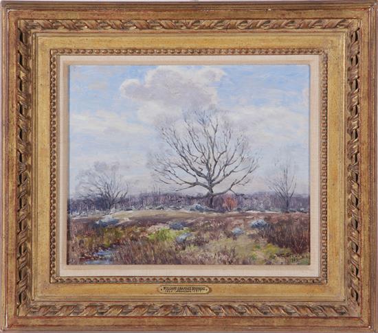 Appraisal: William Charles Stevens New York Massachusetts - LANDSCAPE oil on