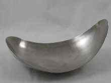 Appraisal: A Georg Jensen stainless steel bowl approx cm long