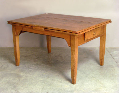 Appraisal: French pine extension dining table th c h w d