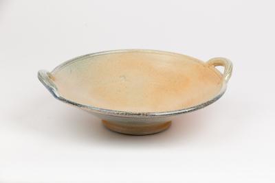 Appraisal: Peter Starkey born a two-handled saltglaze footed bowl impressed mark