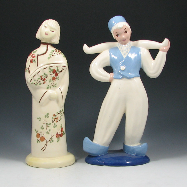 Appraisal: Hedi Schoop Figurines Two - Oriental Dutch Lot of two