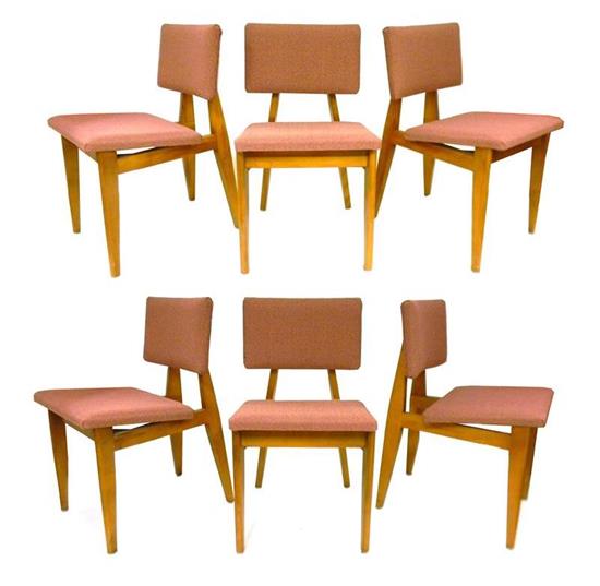 Appraisal: Six George Nelson American - design for Herman Miller dining