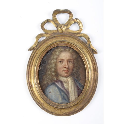 Appraisal: British School early th c - Portrait miniature of a