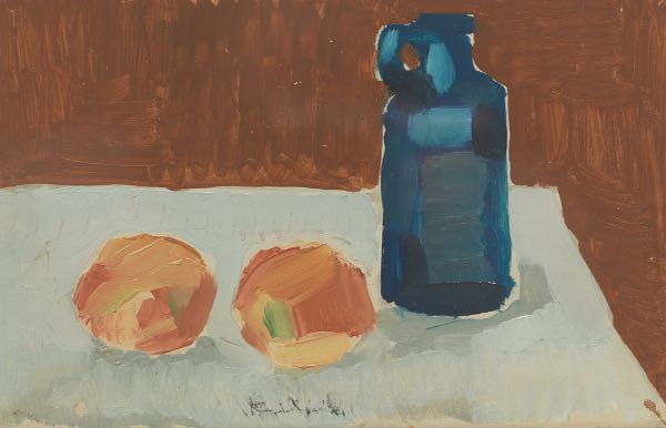 Appraisal: ROBERT KULICKE AMERICAN - x Still life with fruit and