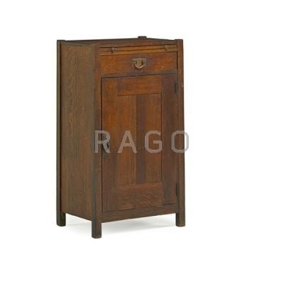 Appraisal: GUSTAV STICKLEY Bar cabinet Condition Report