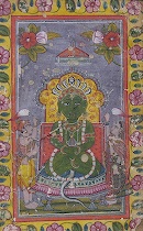 Appraisal: Indian Miniature Painting of the Jain Buddha ca 's The