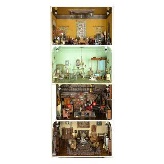 Appraisal: Left Section of Historical Mother Larke's Miniature Collection Four Rooms