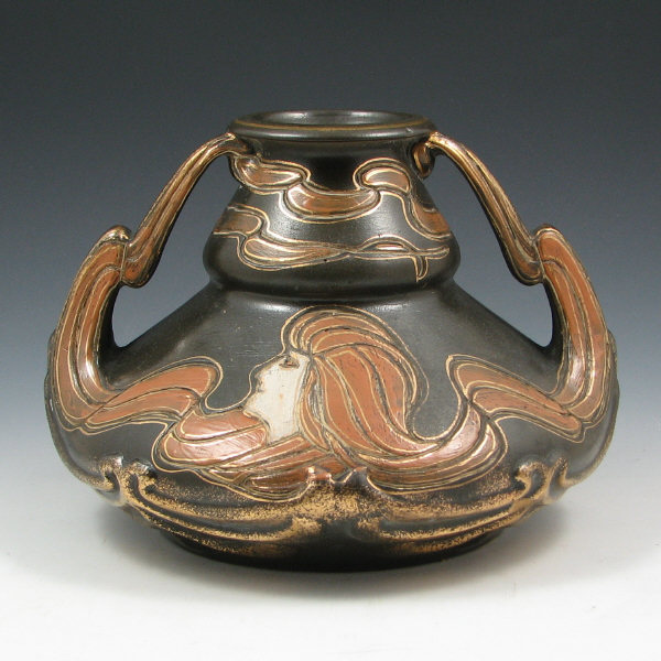 Appraisal: Owens Henri Deux Art Nouveau Vase - Mint Owens Henri