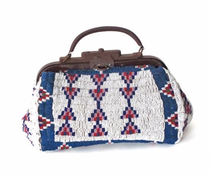 Appraisal: Sioux Beaded handbagcirca