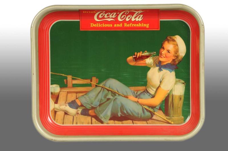 Appraisal: Tin Coca-Cola Serving Tray Description Beautiful bright and clean with