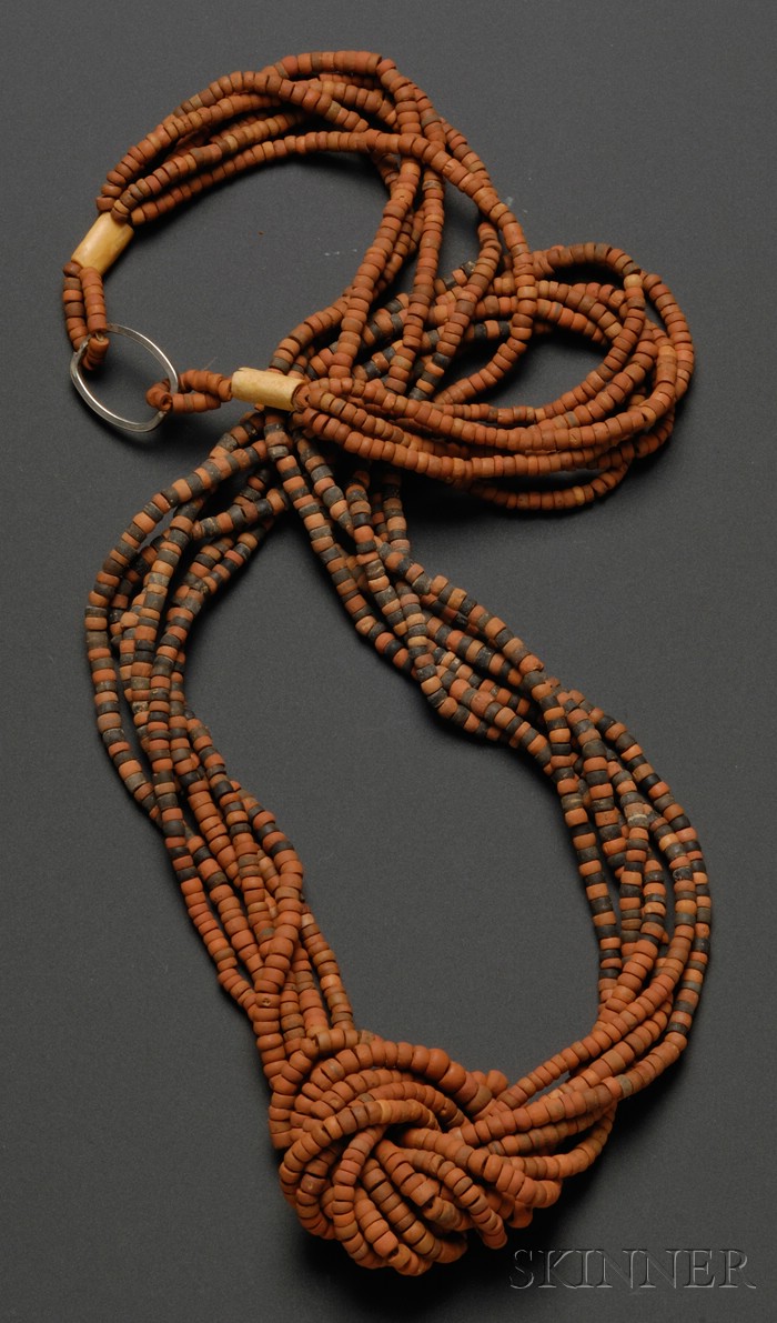 Appraisal: Pre-Columbian Multi-strand Necklace Colombia c - A D composed of