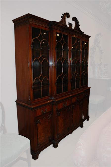 Appraisal: George III Style Mahogany Breakfront Estimate -