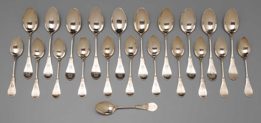 Appraisal: Gorham New Tipt Sterling Flatware American late th early th