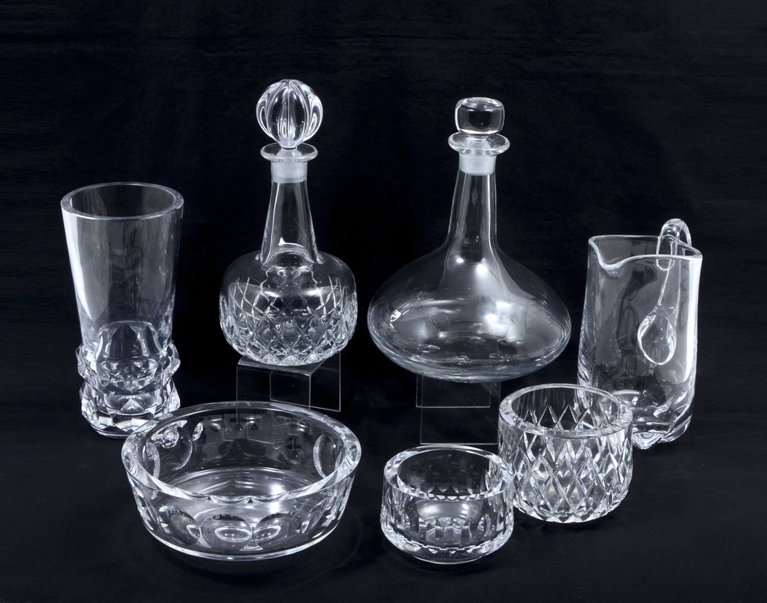 Appraisal: PIECE COLLECTION OF ORREFORS CRYSTAL An assembled collection of pieces