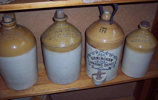 Appraisal: A stoneware jar for R M Bird Co Wine Merchants