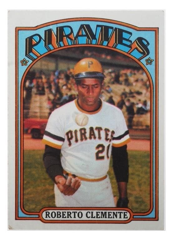 Appraisal: Topps baseball Hall of Famer Roberto Clemente One of several