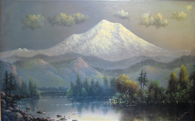 Appraisal: ELIZA R BARCHUS OIL ON CANVAS the Oregon artist -