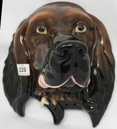 Appraisal: Beswick Wall Plaque of a Dogs Head Model