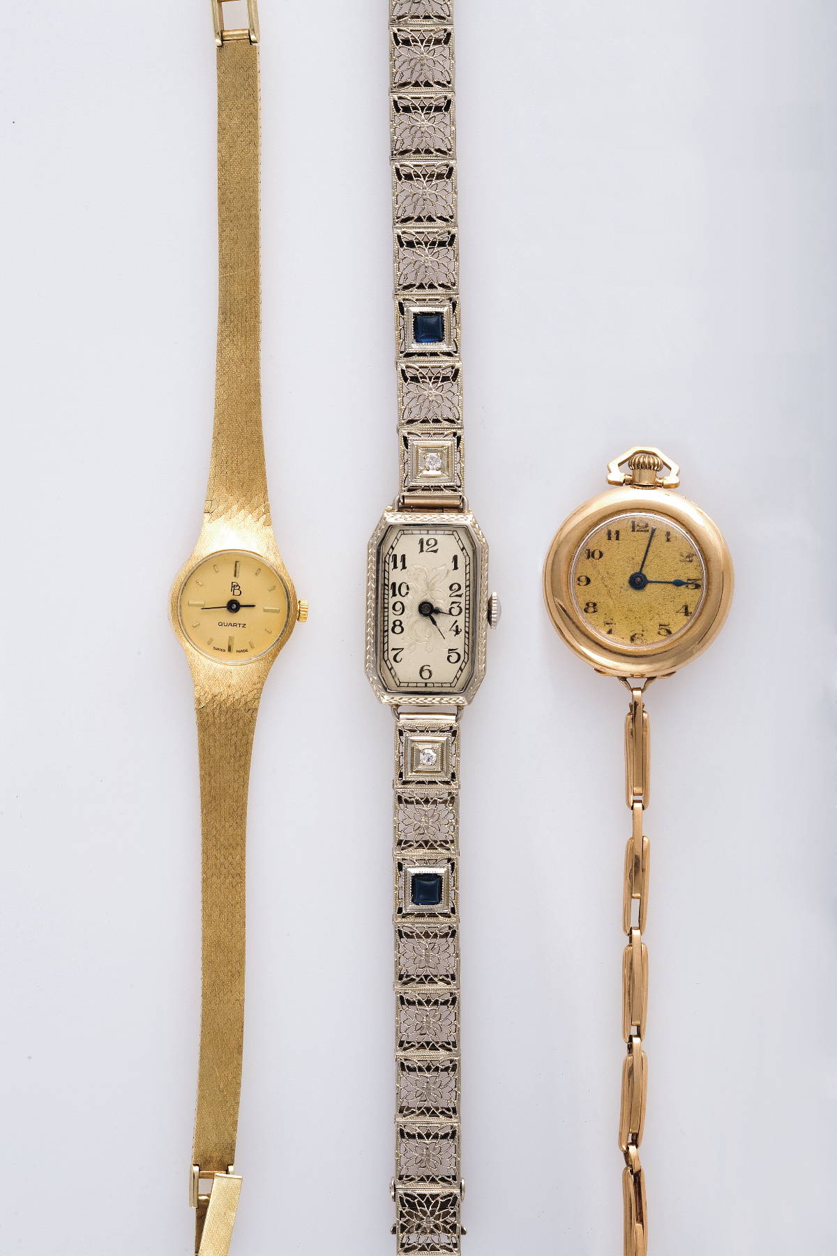 Appraisal: GROUP OF LADY quot S WATCHES Including an Art Deco