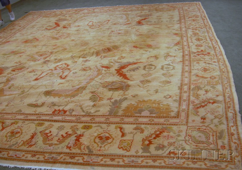 Appraisal: Spanish Carpet Southwest Europe th century ft in x ft