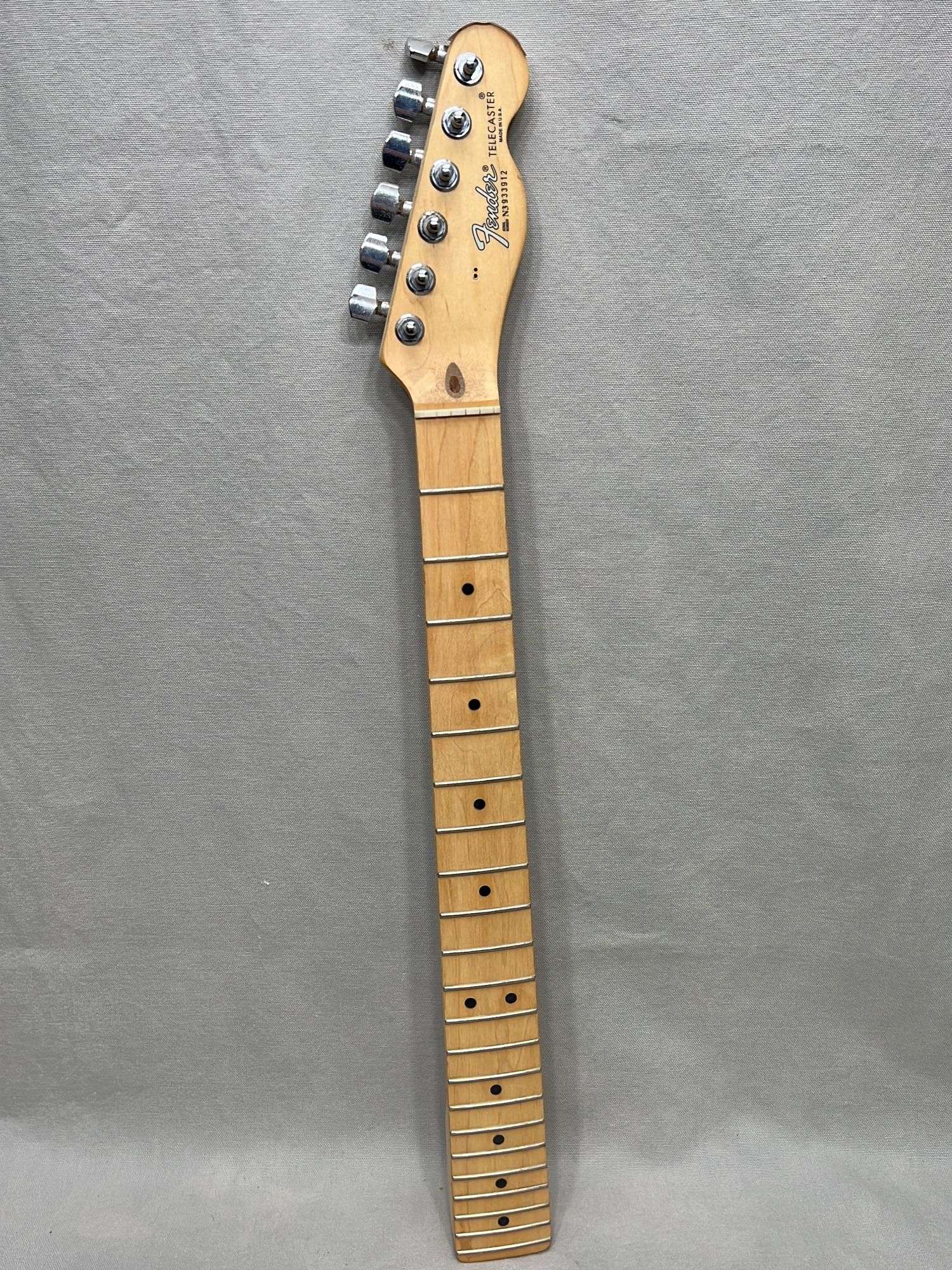 Appraisal: maple Telecaster neckmaple Telecaster neck All guitars and stringed instruments