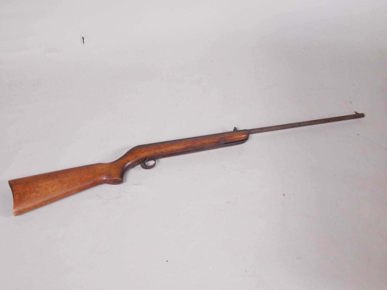 Appraisal: A BSA air rifle no c cm long