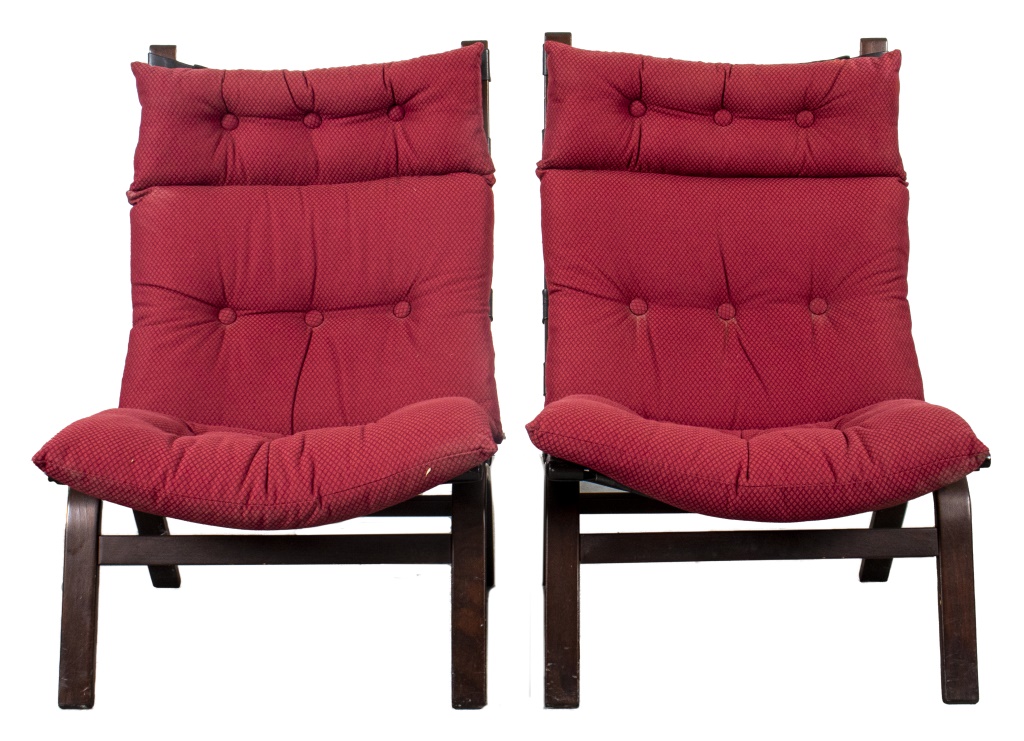 Appraisal: FARSTRUP DANISH MODERN LOUNGE CHAIRS PR Farstrup Danish Modern pair