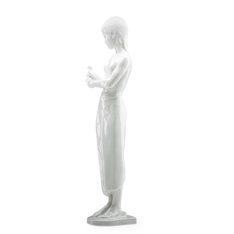 Appraisal: R SCHEIBE ROSENTHAL Tall glazed porcelain figure Condition Report Excellent