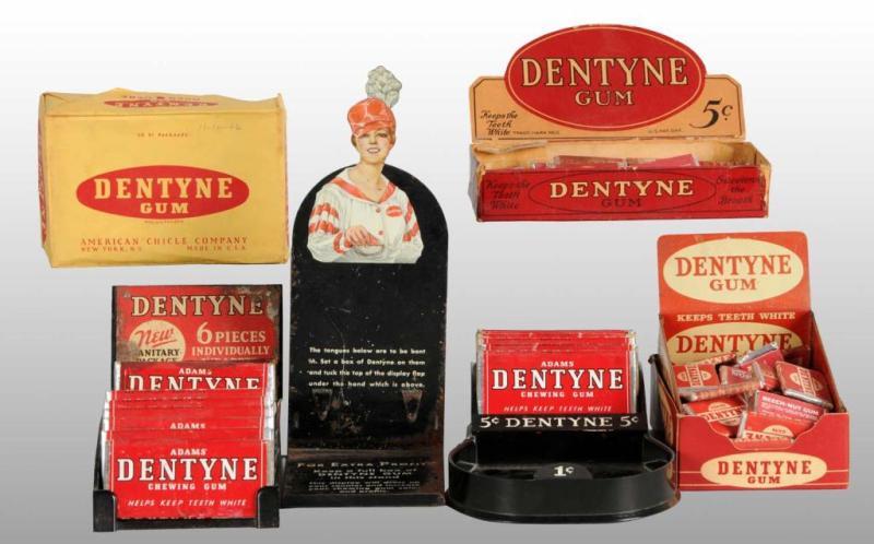 Appraisal: Lot of Dentyne Gum Displays Description Includes one tin display