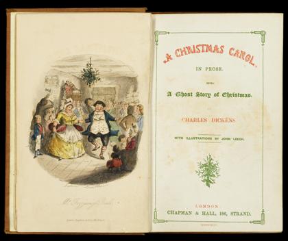 Appraisal: vol Dickens Charles A Christmas Carol London Chapman Hall but