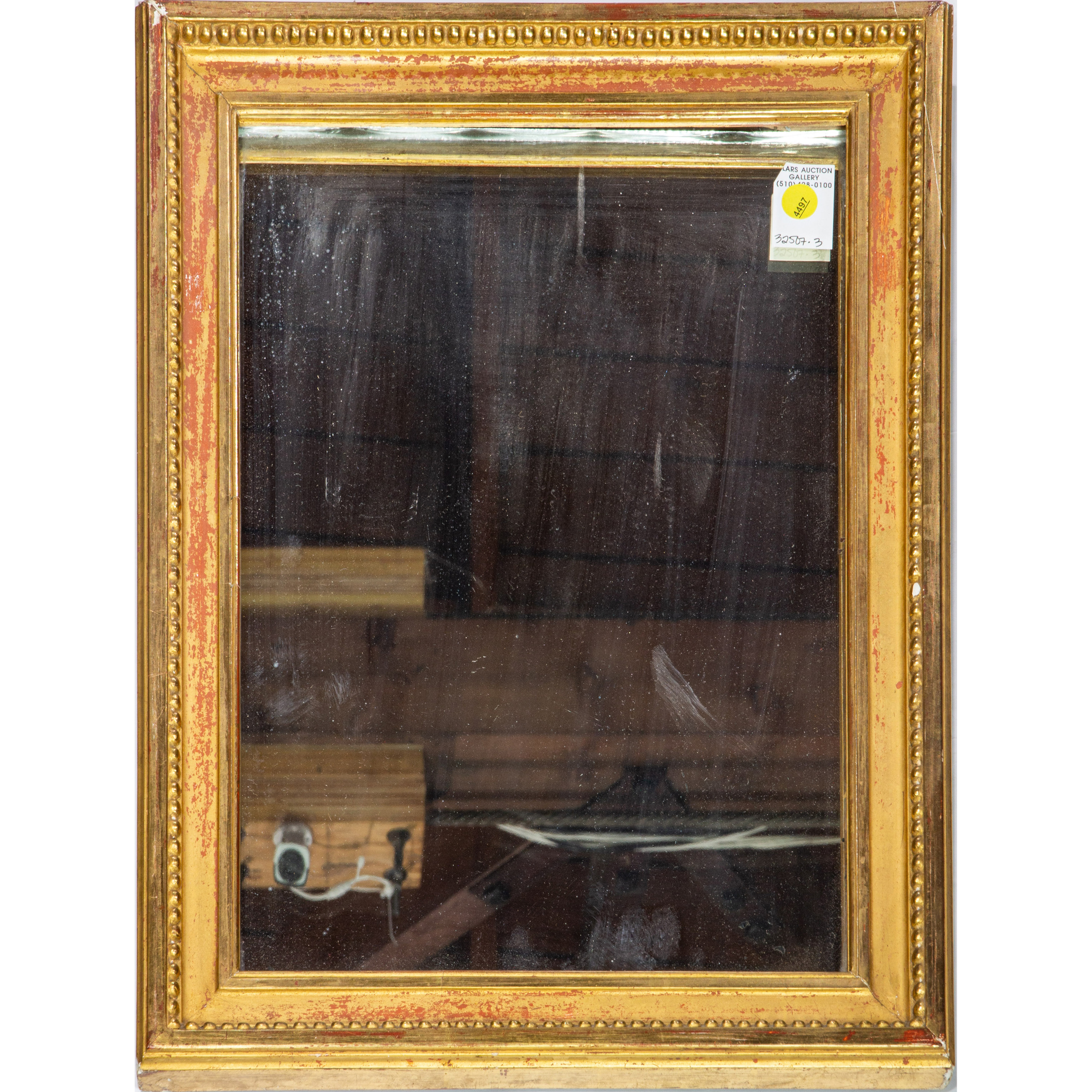 Appraisal: FINE PERIOD GILT FRAME AND MIRROR CA X Fine Period