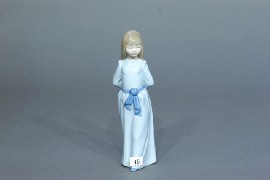 Appraisal: A Lladro Nao figure of a girl cm