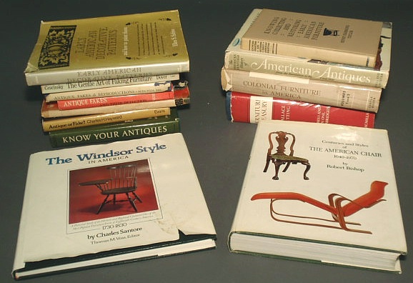 Appraisal: Twelve reference books on antiques various subjects