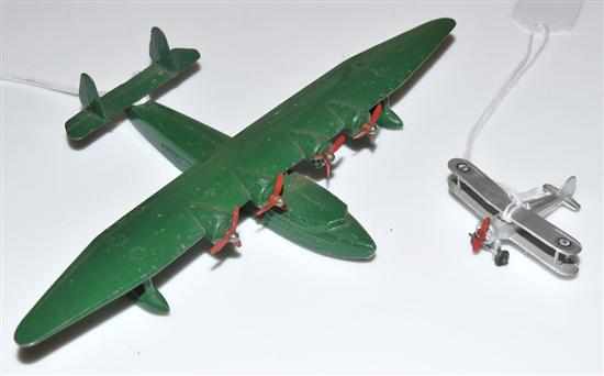 Appraisal: TWO DINKY PLANES INCLUDING W FLYING BOAT AND P GLOSTER