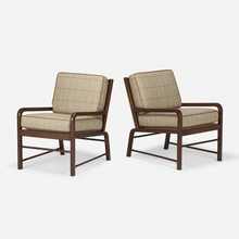 Appraisal: Soane Britain VERANDAH LOUNGE CHAIRS FROM A NEW YORK INTERIOR