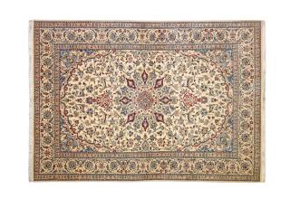 Appraisal: A NAIN SILK AND WOOL RUG A NAIN SILK AND