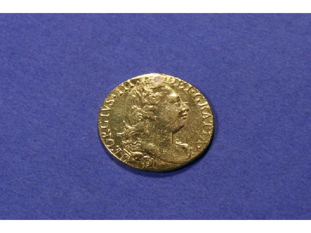 Appraisal: A GEORGE III GOLD GUINEA