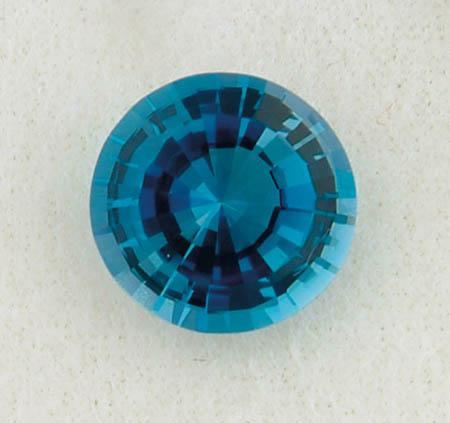 Appraisal: UNMOUNTED SWISS BLUE TOPAZ Round cut weighing cts mm round