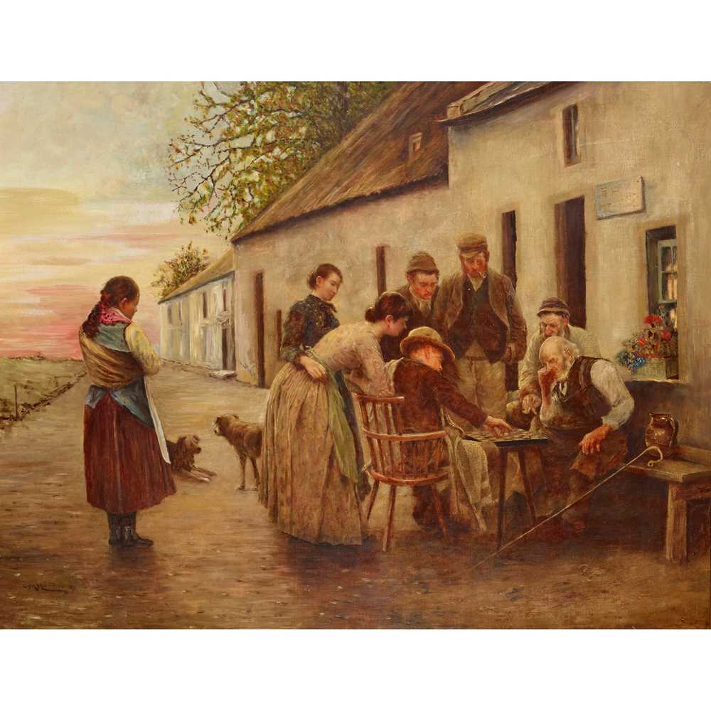 Appraisal: CHARLES MARTIN HARDIE R S A SCOTTISH - THE VILLAGE